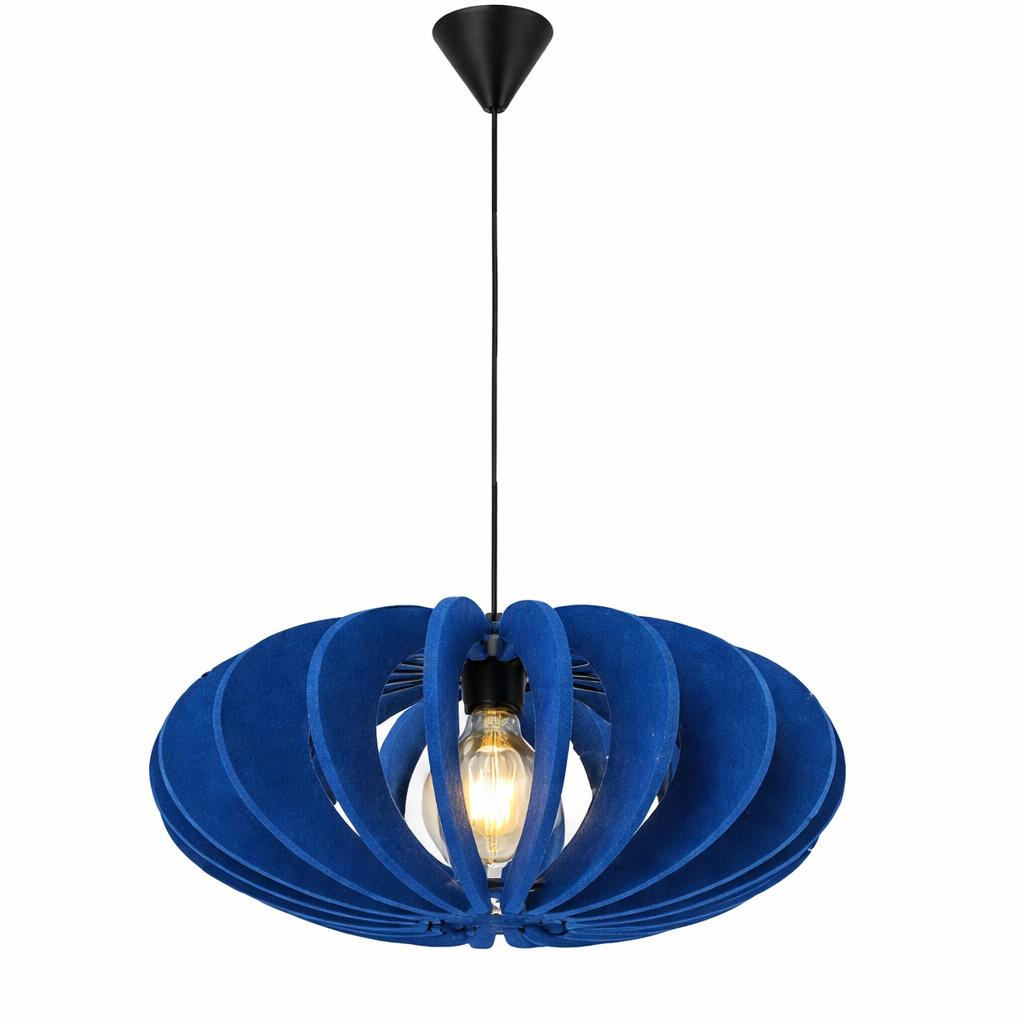 MAVİ TEKLİ SARKIT AVİZE UYGU